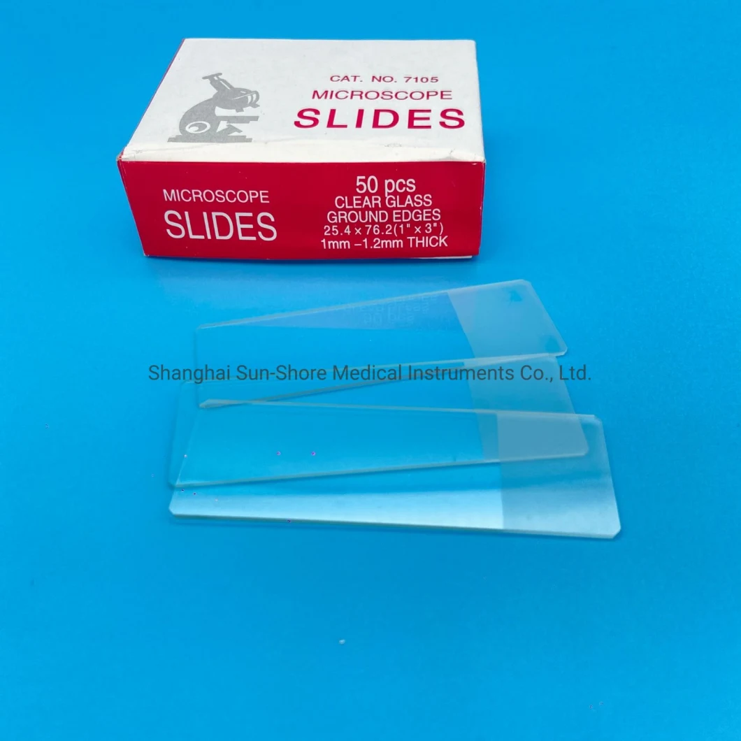 Microscope Glass Slides Disposable Medical Consumables